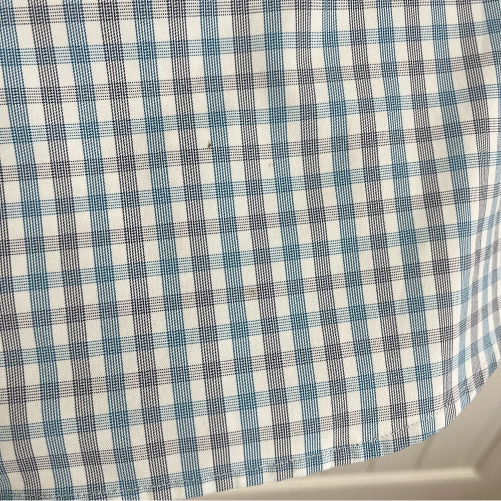 UNTUCKit Men’s Duras Purple Blue‎ Plaid Long Sleeve Button Down Large - Picture 6 of 6